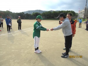 グランドゴルフ表彰